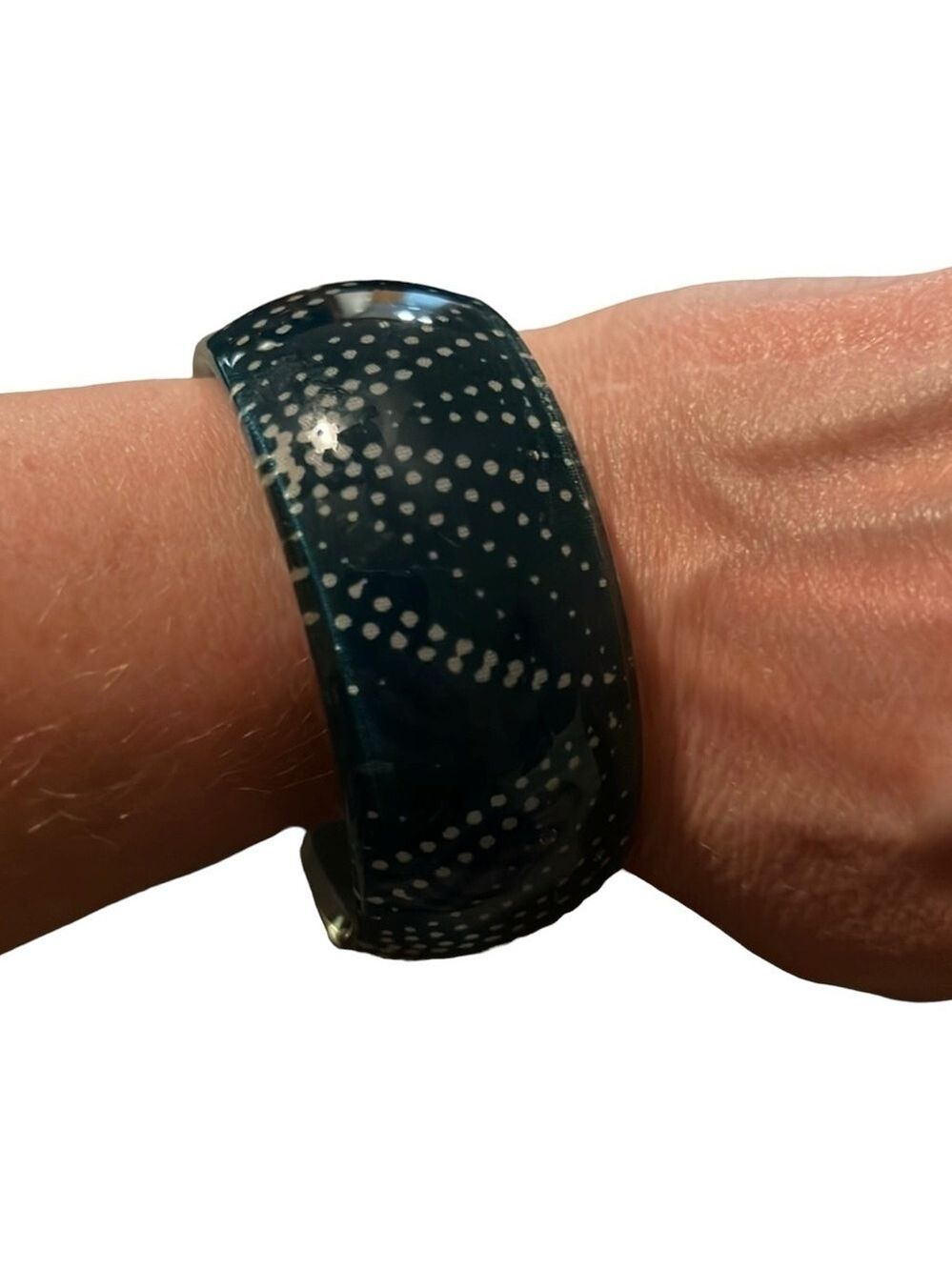 Wide Bangle Bracelet Plastic
